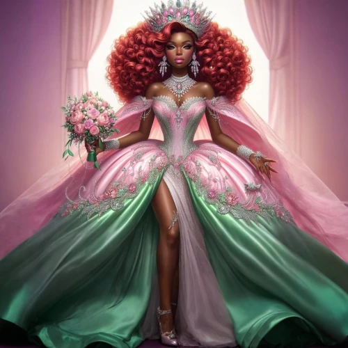 shangela,rupaul,tiana,queening,monique,pink diamond,latrice,fairy queen,allura,oshun,afrofuturism,garnet,azealia,rosa 'the fairy,leontyne,alexandrite,ball gown,buika,raja,majette