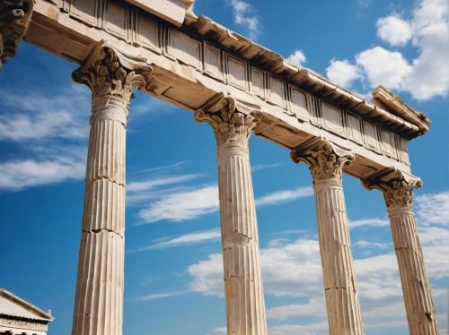 doric columns,greek temple,erechtheion,roman columns,parthenon,columns,the parthenon,peristyle,colonnades,three pillars,erechtheus,panathenaic,zappeion,acropolis,propylaea,columned,pillars,atenas,colonnaded,colonnade,Photography,Documentary Photography,Documentary Photography 07