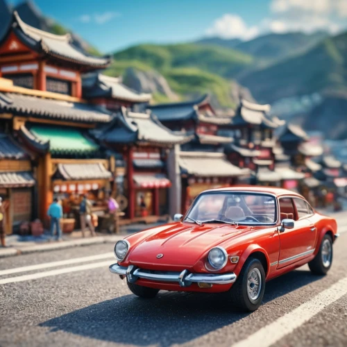 autobianchi,karmann ghia,fiat 850,mgb,3d car model,renault alpine model,karmann,datsun,3d car wallpaper,retro car,mitsuoka,simca,car wallpapers,renault alpine,retinue,mercedes benz 190 sl,minica,microcars,porsche targa,nsu prinz tt,Unique,3D,Panoramic