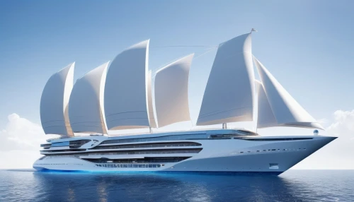 cruise ship,passenger ship,superyachts,superyacht,sea fantasy,seabourn,cruiseliner,sail blue white,sail ship,easycruise,windstar,sailing yacht,fincantieri,azamara,yacht exterior,sea sailing ship,cruceros,silversea,super trimaran,sailing ship,Conceptual Art,Sci-Fi,Sci-Fi 10