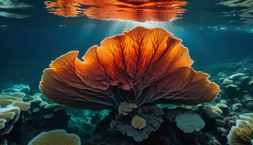 lion's mane jellyfish,coral swirl,sea carnations,raja ampat,large anemone,coral guardian,anemone of the seas,coral reef,deep coral,orange dahlia,red anemone,under the water,coral,jellyfish,under the sea,anemone fish,underwater background,nemo,red dahlia,underwater landscape,Photography,Artistic Photography,Artistic Photography 01
