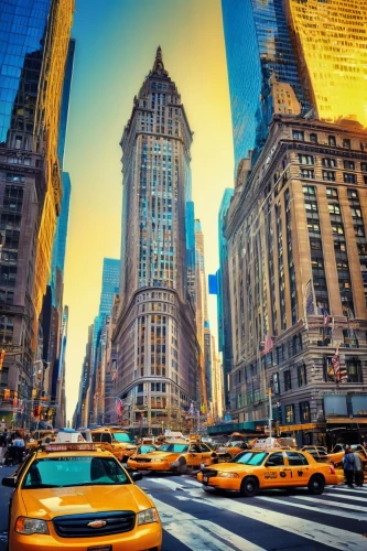 new york taxi,new york streets,chrysler building,flatiron building,newyork,city scape,cityscapes,new york,nyclu,taxicabs,manhattan,flatiron,colorful city,time square,yellow taxi,big apple,megacities,5th avenue,nytr,tall buildings,Illustration,Retro,Retro 13