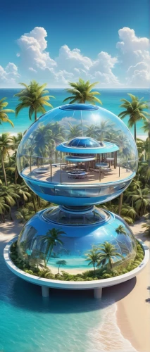 artificial islands,floating islands,seasteading,diamond lagoon,tropical island,ocean paradise,beach resort,dream beach,paradisus,jumeirah beach hotel,seaside resort,floating island,infinity swimming pool,resorts,renderings,umbrella beach,island suspended,tropical house,bahamonde,3d rendering,Art,Classical Oil Painting,Classical Oil Painting 32