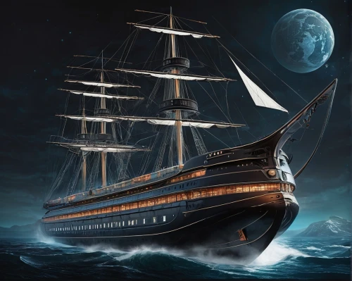 sea fantasy,galleon,sea sailing ship,caravel,sailing ship,whaleship,sail ship,tallship,ghost ship,black pearl,eendracht,azamara,spelljammer,schoolship,commandeer,windjammer,merchantman,tall ship,privateering,constellation swan,Conceptual Art,Fantasy,Fantasy 34