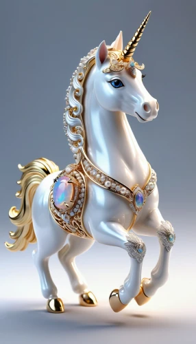 golden unicorn,unicorn art,unicorn,carousel horse,constellation unicorn,skillicorn,licorne,kirin,galloppa,nikorn,unicorn crown,goldlion,pegasys,qilin,prancing horse,cavalry trumpet,pegasus,equus,prachakorn,unicord,Unique,3D,3D Character