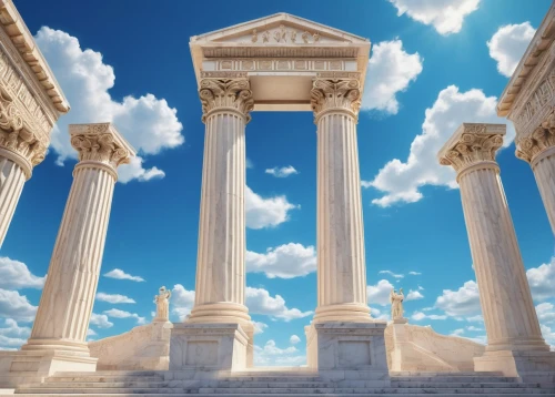 doric columns,greek temple,three pillars,columns,laodicea,zappeion,colonnaded,erechtheion,pillars,columned,roman columns,temple of hercules,baalbek,ephesus,propylaea,doric,scotusblog,dougga,neoclassical,colonnades,Illustration,Black and White,Black and White 25