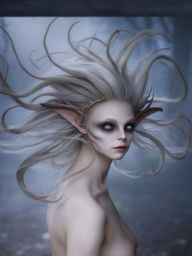 dryads,sylphs,male elf,sylph,sidhe,faery,violet head elf,alecto,drow,nimue,faerie,wodrow,elven,sedna,dark elf,naiad,dollmaker,cailleach,amalthea,dryad,Photography,General,Realistic