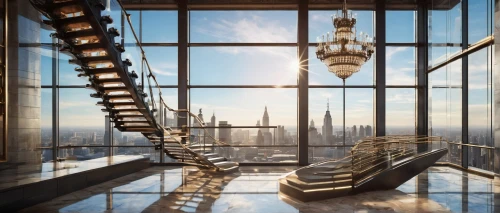 penthouses,skywalks,elevators,the observation deck,skybridge,skywalk,observation deck,outside staircase,skyloft,staircase,staircases,lofts,skydeck,steel stairs,skyscapers,elevator,winding staircase,sky apartment,mezzanines,fire escape,Conceptual Art,Fantasy,Fantasy 25