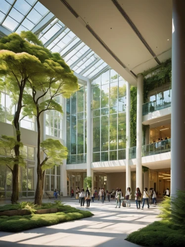 atriums,kansai university,omotesando,technion,embl,kaist,shenzhen vocational college,wintergarden,schulich,cupertino,ubc,yonsei,dlsu,renderings,ohsu,school design,langara,segerstrom,ucsf,safdie,Illustration,Realistic Fantasy,Realistic Fantasy 16