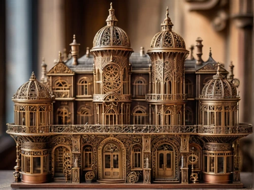 miniaturist,duomo,stephansdom,miniature house,notredame de paris,notredame,delft,shelepin,tilt shift,model house,gold castle,basil's cathedral,palitana,mezquita,tirith,terracotta,gothic church,basilica,wooden construction,reichstadt,Illustration,Realistic Fantasy,Realistic Fantasy 13