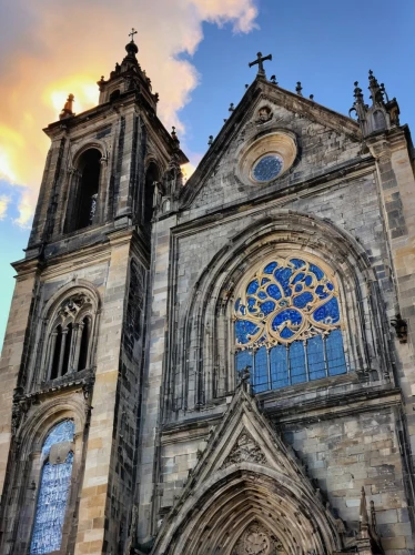 st mary's cathedral,cathedral,church facade,st -salvator cathedral,catedral,churrigueresque,the cathedral,duomo,notre dame de sénanque,gothic church,evangelical cathedral,gesu,viseu,santiago de compostela,sao bento,igreja,markale,collegiate church,the church of the mercede,nidaros cathedral,Illustration,Paper based,Paper Based 28
