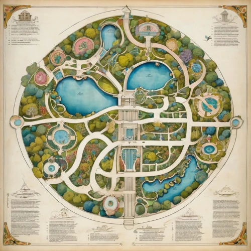 landscape plan,ecotopia,ecovillages,cosmographia,the old botanical garden,ecovillage,the disneyland resort,fantasyland,water courses,imagineering,garden of plants,scythopolis,biopiracy,aerotropolis,dubailand,parques,rivendell,gardens,rosicrucian,botanischer,Unique,Design,Infographics