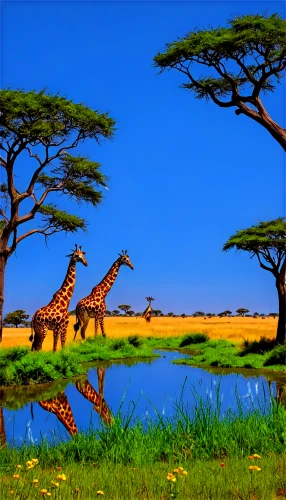 serengeti,giraffes,two giraffes,zambezian,kalahari,pejeta,giraffa,safari,tsavo,ruaha,africa,laikipia,kgalagadi,tingatinga,sauros,makgadikgadi,savannas,amadiya,afrique,javani,Conceptual Art,Daily,Daily 28