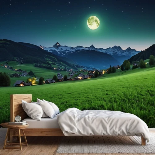 moon and star background,landscape background,slumberland,aaaa,bed in the cornfield,nature background,night scene,dreamscapes,sleeping room,green landscape,fantasy picture,green aurora,buonanotte,subuh,mountain scene,nacht,background view nature,dreamtime,moonlit night,night image,Photography,General,Realistic