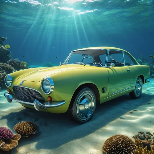 underwater background,submersible,underwater world,karmann ghia,aquatic life,under the sea,under sea,sea life underwater,undersea,3d car wallpaper,cuba background,underwater landscape,sealife,anemonefish,cousteau,underwater fish,dory,submersibles,wyland,amphicar,Photography,General,Realistic