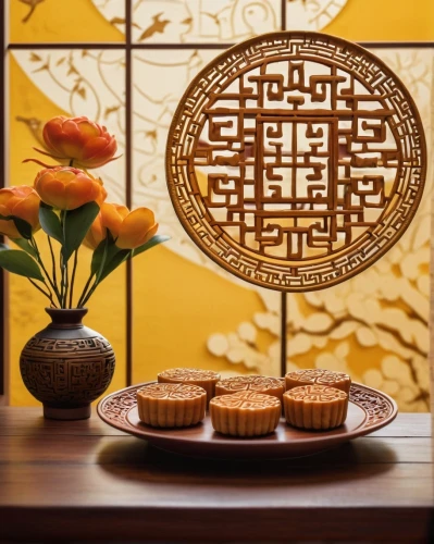 mooncake festival,moon cake,mooncake,mooncakes,patterned wood decoration,moroccan pattern,mid-autumn festival,brigadeiros,diwali sweets,decorative plate,water lily plate,mandarin cake,almond tiles,peranakan,persian norooz,wooden plate,cupcake background,interior decor,interior decoration,diwali background,Photography,General,Commercial