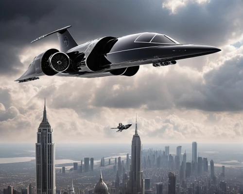 skycar,helicarrier,jetform,spyplane,aeronautic,thunderjet,lockheed,rocketplane,skybolt,aerotaxi,cityflyer,superbus,scramjet,aerotech,superjet,vulcans,aerocar,supercruise,jetfighter,flying machine,Photography,General,Cinematic