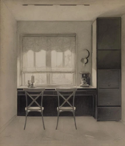 morandi,mezzotint,vilhelm,crittall,henningsen,sheeler,coigny,tonalism,kitchen,photogravure,pasmore,empty room,mezzotints,an apartment,balthus,vintage kitchen,corbusier,stettner,willink,gustavian,Art sketch,Art sketch,Traditional