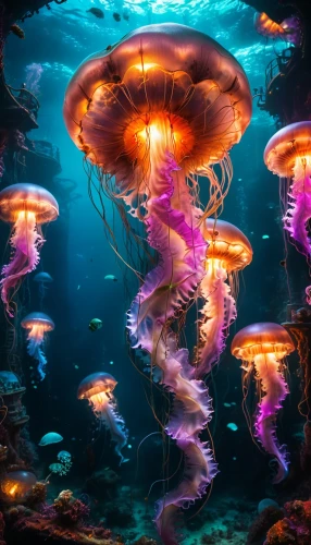 jellyfish,jellies,sea jellies,jellyfish collage,jellyfishes,aquarium,underwater background,sea life underwater,seaquarium,underwater world,aquarium inhabitants,aquarium fish,underwater landscape,bioluminescent,ocean underwater,semiaquatic,jellyvision,bioluminescence,aquariums,under the sea,Photography,General,Fantasy