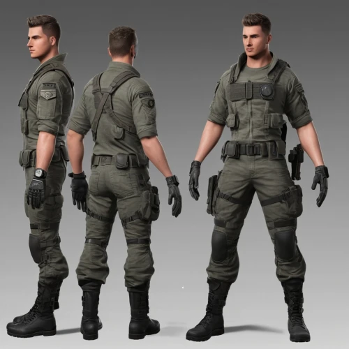 bsaa,blazkowicz,redfield,military uniform,eft,a uniform,civilian,corpsmen,malinovsky,spetsnaz,commando,anyukov,markus,volksgrenadier,armbrust,holstered,police uniforms,mactavish,grenadier,barret,Unique,Design,Character Design