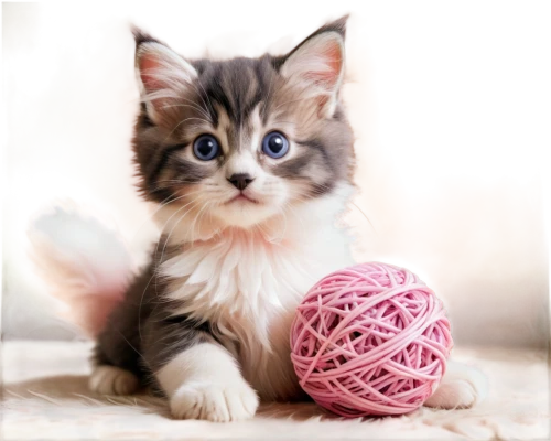 ball of yarn,cute cat,knitter,blossom kitten,yarn,yarn balls,kittenish,blue eyes cat,doll cat,to knit,kitten,cat with blue eyes,tabby kitten,sock yarn,crocheting,cute animals,cute animal,cat's cradle,pink cat,kittie,Illustration,Black and White,Black and White 05