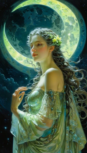 diwata,persephone,ostara,fairie,zodiac sign libra,frigga,moonflower,amphitrite,faerie,selene,baoshun,kahlan,inanna,maenads,anahata,ariadne,faery,chryste,ozma,moondragon,Illustration,Realistic Fantasy,Realistic Fantasy 03