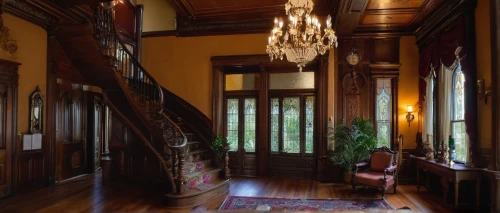 foyer,entrance hall,hallway,entryway,victorian room,entranceway,house entrance,driehaus,marylhurst,henry g marquand house,royal interior,corridor,outside staircase,upstairs,larnach,interior decor,hallway space,hall,downstairs,staircase,Conceptual Art,Fantasy,Fantasy 16