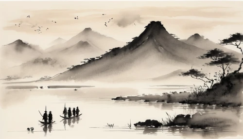 guilin,yiping,yangshuo,haiping,shaoming,guizhou,yunnan,jianying,zuoying,wenzhao,haicang,baishi,yonghao,tusche indian ink,jianfeng,huanglong,wenhao,zhaoying,sizhao,jialing,Illustration,Paper based,Paper Based 30