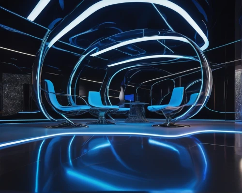 spaceship interior,ufo interior,tron,futuristic art museum,sky space concept,lightpainting,silico,polybius,electric arc,cern,gyroscope,futuristic,graecorum,cinema 4d,cyberview,spaceship space,teleporter,computer room,cyberarts,light drawing,Photography,Fashion Photography,Fashion Photography 10