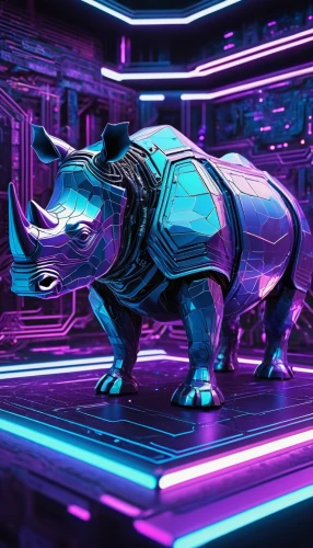 rhino,color rat,rhinoceros,synthetic,tron,cyberian,futuristic,blue elephant,cyberworld,cyberdog,rhinoceroses,cyberscene,neon coffee,cyberpatrol,electric donkey,cyberpunk,cyberia,rhinos,cyberspace,synth,Illustration,Black and White,Black and White 20
