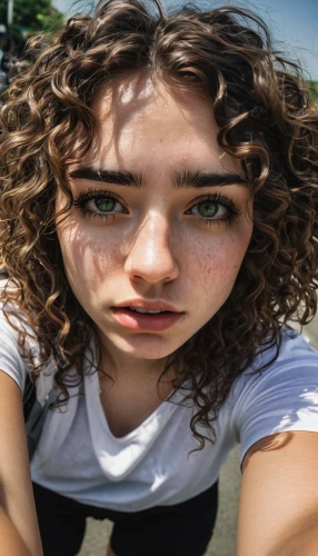 girl making selfie,trichotillomania,girl in t-shirt,hirsutism,women's eyes,woman face,heterochromia,juvederm,pmdd,the girl's face,rosacea,woman's face,girl in a long,cassandra,amblyopia,nostril,hypomania,istock,female face,young woman,Photography,Documentary Photography,Documentary Photography 14