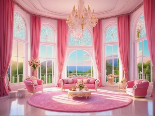 beauty room,ornate room,great room,breakfast room,the little girl's room,dreamhouse,bridal suite,dandelion hall,lachapelle,wedding hall,ballroom,cochere,window curtain,sitting room,interior design,bay window,salon,baccarat,background design,dining room,Illustration,Abstract Fantasy,Abstract Fantasy 17