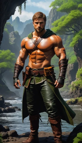 barbarian,kadyr,basch,male character,barret,dieck,stoick,dagur,asheron,gisulf,loincloth,rhodian,male elf,paleobotanist,rovshan,herculez,turok,dujarric,herculean,jak,Illustration,Realistic Fantasy,Realistic Fantasy 32