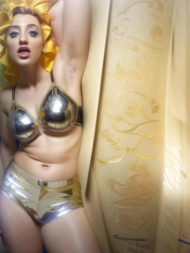 barbarella,giganta,latex,gold colored,scarlett,bombshells,dita,amora,marilyn,gold wall,dazzler,goldin,vi,gold color,venus,golden shower,gaga,teela,mami,fantasy woman