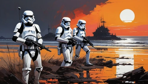 storm troops,stormtroopers,patrols,vaderland,imperial shores,droids,contingents,sea scouts,tatooine,smugglers,stormtrooper,trooping,imperial,troopers,enforcements,mcquarrie,sector,kamino,modernisers,troopships,Conceptual Art,Sci-Fi,Sci-Fi 01