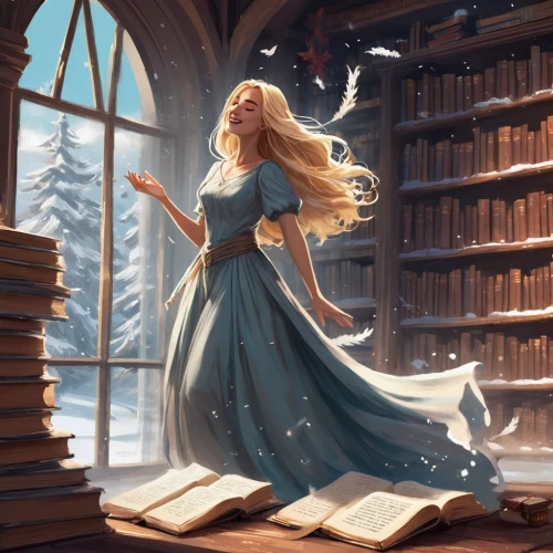 book wallpaper,bibliophile,librarian,the snow queen,margaery,elsa,fantasy picture,galadriel,bookish,storybook,belle,heatherley,ellinor,fairytales,eilonwy,magic book,rapunzel,sci fiction illustration,thingol,margairaz,Conceptual Art,Fantasy,Fantasy 02