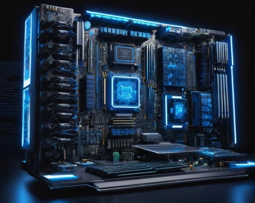 fractal design,motherboard,motherboards,computer art,cpu,computer workstation,computer graphic,graphic card,processor,compute,computerized,microcomputer,pentium,supercomputer,xfx,mother board,computec,blue light,tron,computation,Illustration,Abstract Fantasy,Abstract Fantasy 23