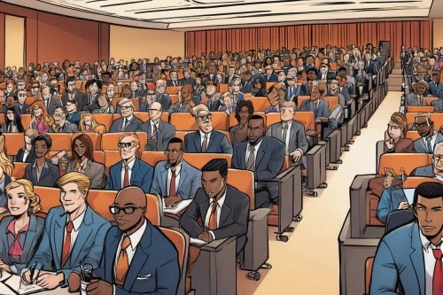 lecture hall,jurors,boardroom,the conference,courtroom,boardrooms,juries,overcrowd,conferences,delegates,audience,hearings,conference room,board room,businesspeople,business training,seminar,conference,litigators,testifying,Illustration,American Style,American Style 13