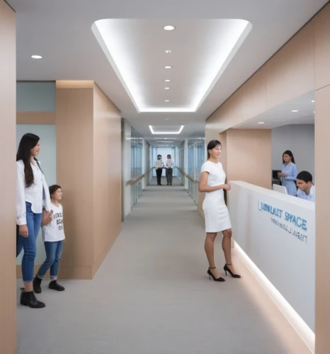 hallway space,flextronics,essilor,dentsu,accenture,neon human resources,stanchart,modern office,headoffice,lifesciences,daylighting,polyclinic,corridors,corridor,tveruniversalbank,ecolab,unitedhealthcare,tencent,fosun,youfang,Photography,General,Realistic