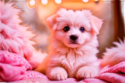 cute puppy,havanese,pink background,toy dog,puppy,cuteness,bokeh effect,christmas background,pomeranians,background bokeh,puppy shetland sheepdog,golden retriever puppy,snowflake background,fluffy,pomeranian,bokeh lights,australian shepherd,puppy pet,shih tzu,coton,Illustration,Realistic Fantasy,Realistic Fantasy 39