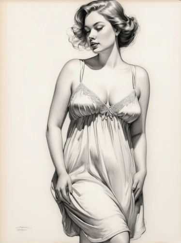 vintage drawing,marylyn monroe - female,pregnant woman icon,charcoal drawing,vanderhorst,pregnant woman,currin,guenter,pencil drawings,marilyn monroe,maternity,nomellini,vintage woman,whitmore,jane russell-female,leyendecker,radebaugh,model years 1960-63,madonna,boilly,Illustration,Black and White,Black and White 26