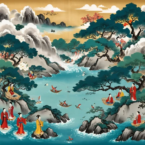 oriental painting,drepung,bird kingdom,tokaido,ukiyoe,mahasiddhas,khokhloma painting,rinchen,thangka,daojin,japanese art,maoyuan,chuseok,huijin,qimin,xiaojian,fengwu,hall of supreme harmony,rongfeng,qingxi,Unique,Design,Logo Design