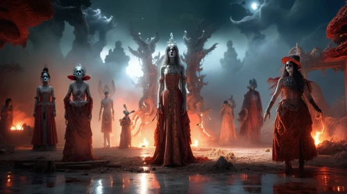 norns,priestesses,sorceresses,morgoth,witchfire,gorgoroth,akhnaten,servitors,womenpriests,occultists,revenants,kadath,angels of the apocalypse,harbingers,inquisition,orange robes,worshipers,infernal,druids,skyclad,Photography,General,Realistic