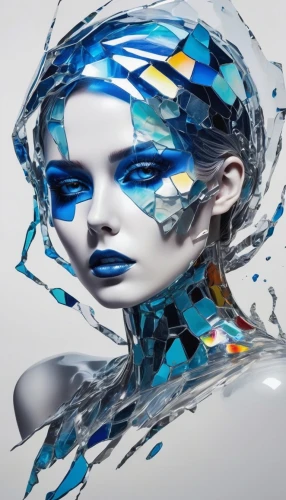 fluidity,ice queen,fractalius,crystallize,softimage,chevrier,computer art,cyberspace,materialise,transhuman,digiart,automaton,fluid,generative ai,silico,biomechanical,fluid flow,cyberarts,crystalize,hydrogel,Conceptual Art,Daily,Daily 21