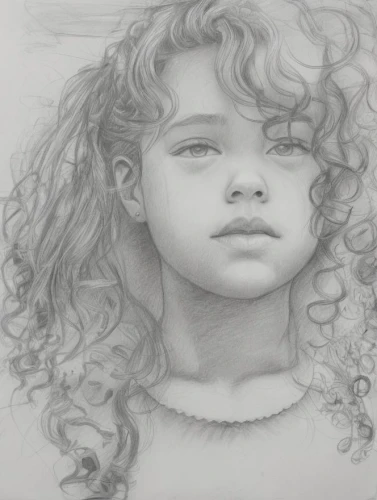 silverpoint,ringlets,girl drawing,graphite,girl portrait,mystical portrait of a girl,young girl,ringlet,disegno,merida,grisaille,pencil and paper,pencil drawings,little girl,the little girl,pencil drawing,cosette,portrait of a girl,little girl in wind,salome,Design Sketch,Design Sketch,Character Sketch