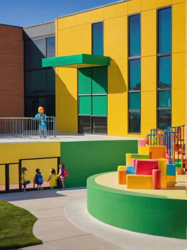 prekindergarten,school design,googleplex,children's playhouse,montessori,children's operation theatre,kindergarten,kindergartens,children's playground,children's interior,pediatrics,kindercare,lego building blocks,colorful facade,schoolyards,kidspace,shorecrest,schoolyard,nurseries,playspace,Unique,3D,Clay