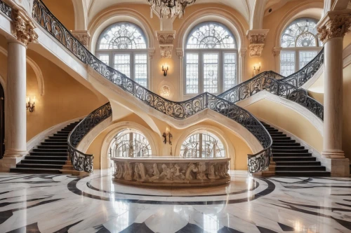 staircase,marble palace,winding staircase,crown palace,outside staircase,circular staircase,emirates palace hotel,marble pattern,staircases,palladianism,palatial,foyer,archly,stairs,mansion,entrance hall,stairway,europe palace,cochere,stone stairs,Illustration,Black and White,Black and White 32