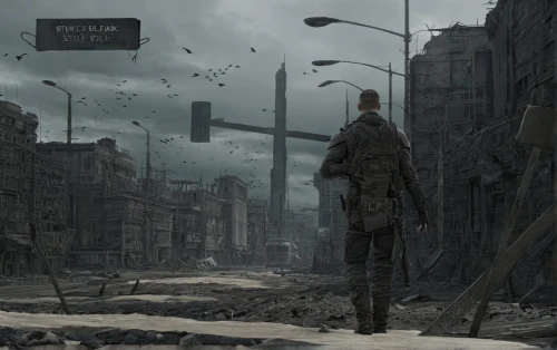 destroyed city,post apocalyptic,post-apocalyptic landscape,hawken,dishonored,homefront,varsavsky,crytek,artyom,jablonsky,darktown,gameworld,quantic,postapocalyptic,apocalyptic,syberia,carentan,bethesda,whitechapel,killzone,Conceptual Art,Fantasy,Fantasy 33