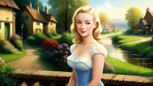 dorthy,eilonwy,cendrillon,cinderella,elsa,fairy tale character,thumbelina,belle,dirndl,gwtw,galadriel,prinses,princess sofia,cartoon video game background,ninfa,nessarose,nelisse,rapunzel,rosalinda,amalthea