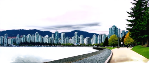 burnaby,false creek,vancity,city scape,vancouver,metrotown,moc chau hill,coquitlam,capilano,cityview,simcity,city skyline,british columbia,bayfront,tall buildings,foreshore,valleyview,city highway,alberni,shorefront,Conceptual Art,Sci-Fi,Sci-Fi 19